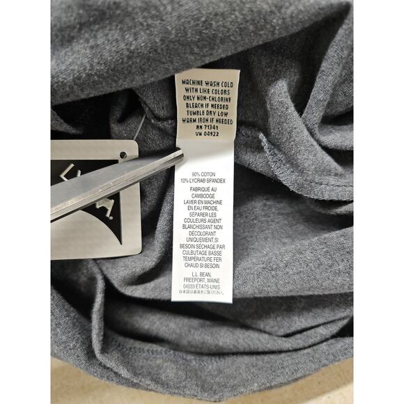 LL Bean Pencil Skirt Womens Small Regular Stretch Gray New With Tag - Picture 8 of 8